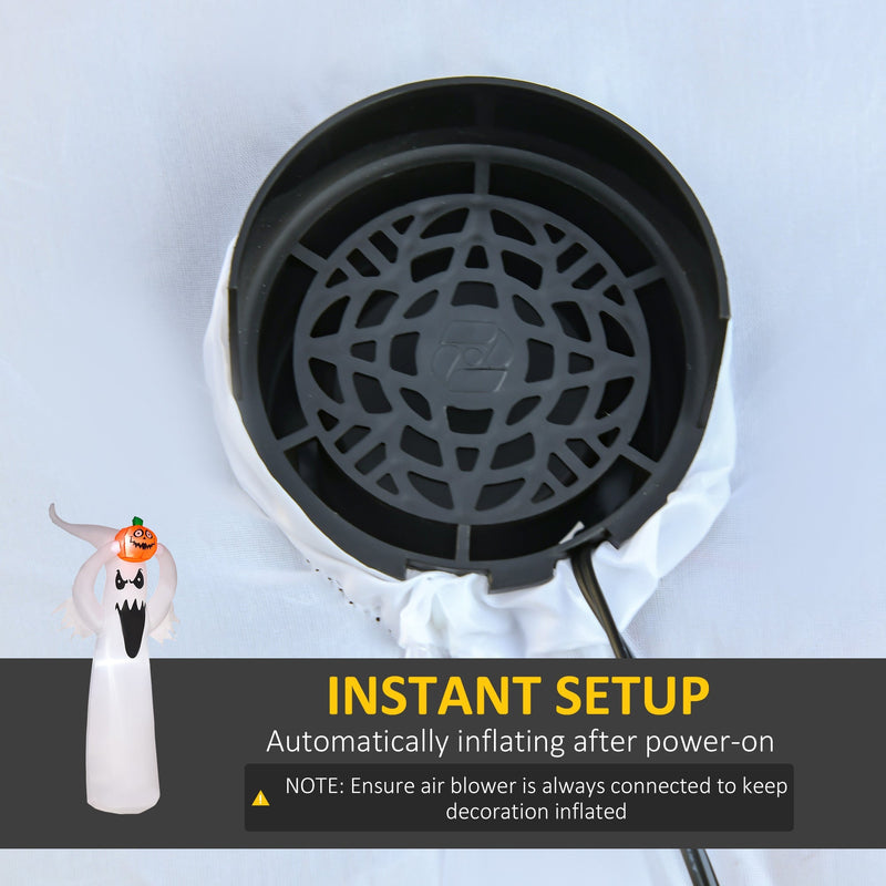Built-in blower fan grille set into the white fabric base
