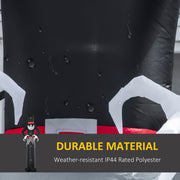 Water droplets sitting on the black polyester body above the red belt