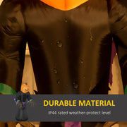 Water droplets beading on the IP44 rated polyester robe