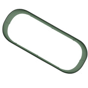 Green Galvanised Metal Raised Garden Bed With Safety Edging For Flowers And Herbs