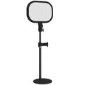 Black Dimmable Selfie Desk Lamp With Phone Holder For Video Calls And Home Office AOSOM