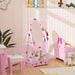 Kids Full Length Rotating Mirror with Storage Shelf Hot Pink by AIYAPLAY