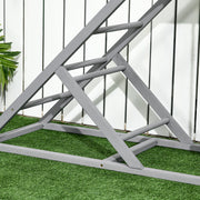 Large Walk In Chicken Run with Activity Shelf and Weatherproof Cover for Outdoor Use Green