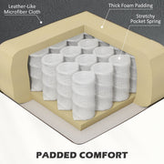 Wingback Recliner Armchair with Leg Rest for Home Theatre Comfort Deep Grey