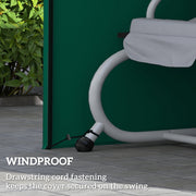Green 3 Seater Garden Swing Chair Protective Cover 220 x 125cm by Outsunny