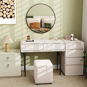 Black Round Steel Framed Wall Mirror 70 x 70cm for Bathroom Bedroom Living Room by HOMCOM