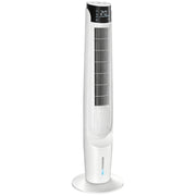 Tower Fan with Ice Cooling for Whole Room Comfort and Space Saving White AOSOM