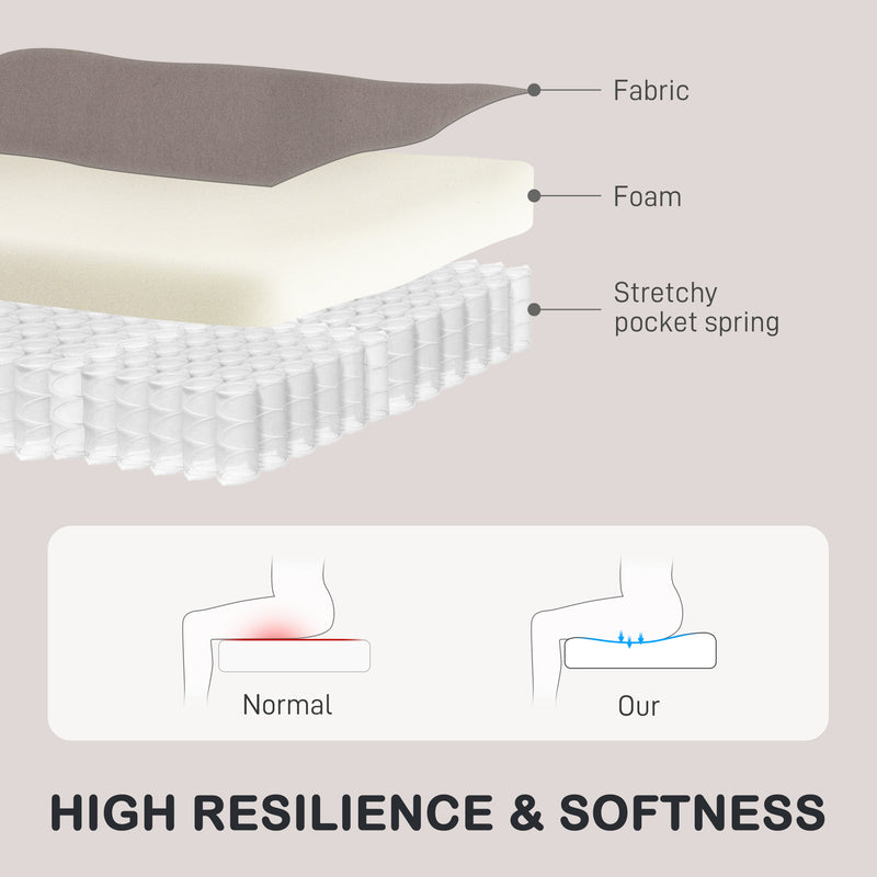 Manual Recliner Armchair with Adjustable Leg Rest for Lounge or Bedroom Comfort, Grey