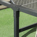 Set of 2 Grey Rattan Sun Loungers With Adjustable Backrest for Garden and Poolside by Outsunny