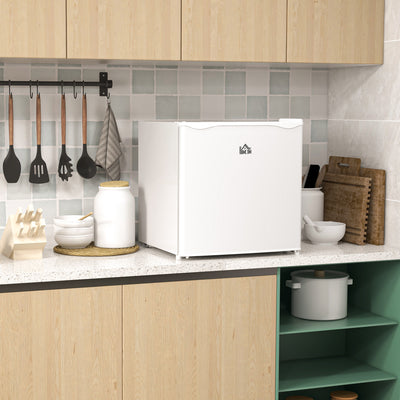 35L Compact Mini Freezer with Adjustable Temperature Ideal for Small Spaces White
