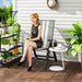 Grey Rattan Reclining Garden Chairs Set for Outdoor Relaxing Comfort by Outsunny