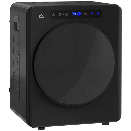 4kg Compact Tumble Dryer with Adjustable 40 to 60 Degree Heat Ideal for Small Spaces, Black