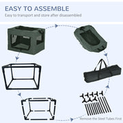 Portable Pet Carrier With Soft Cushion For Small Dogs Ideal For Travel, Grey