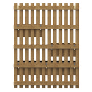 Set of 2 Wooden Wall Planters With Trellis and Drainage Ideal for Patio Gardening