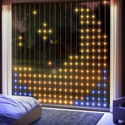 LED Curtain Fairy Lights 3x3m with Remote App Control 400 RGBIC Colour Changing by HOMCOM