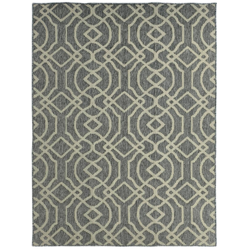 Large UV Resistant Indoor Outdoor Rug Easy to Clean with Geometric Design 230x160cm, Grey