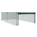Green 8 x 4 FT Garden Plant Protection Cage with Door for Outdoor Growing by Outsunny