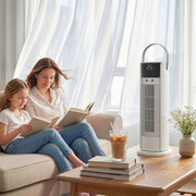 Desk Fan with Mist Cooling and Quiet Operation for Home or Office Use White AOSOM