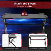 Panel showing the 30 kg weight capacity, K-shaped steel frame and supporting crossbeam