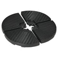 52kg 4 Piece Fillable Cantilever Parasol Base Set Ideal for Garden or Patio Use