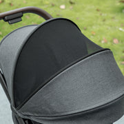 Lightweight Foldable Baby Stroller with Adjustable Seat and Canopy Ideal for Travel Dark Grey AOSOM