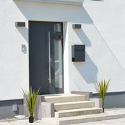 Set of 2 Artificial Agave Plants in Pots Ideal for Home or Office Decor Green