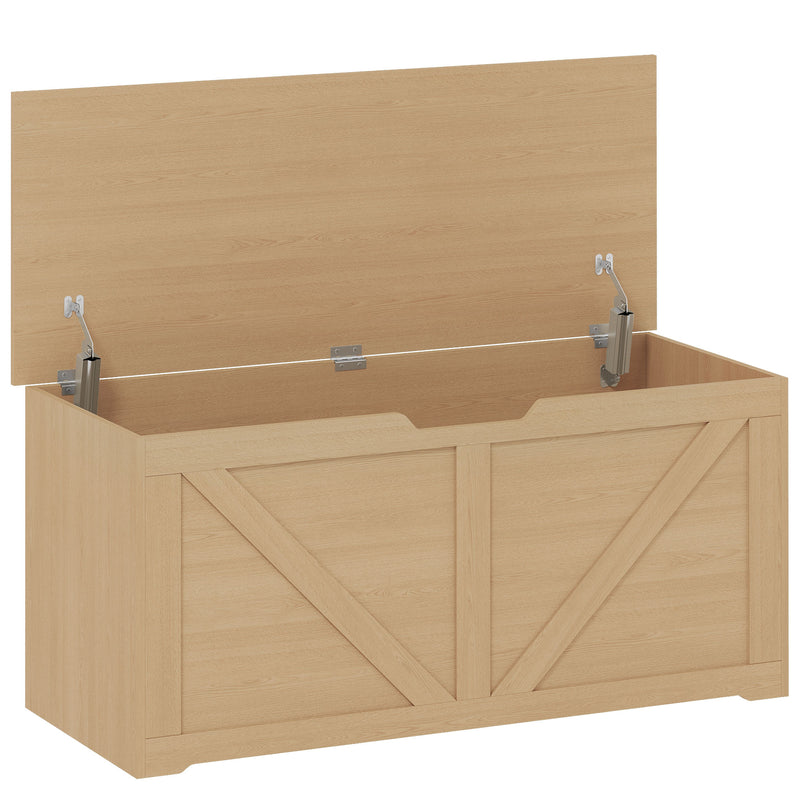 Storage Bench with Large Hidden Compartment and Seat for Hallway or Bedroom