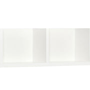 Wall Mounted Media Storage Rack Set Holds 84 CDs or 56 DVDs 4 Cube Shelves White