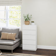 5 Drawer Chest of Drawers Modern Storage Cabinet for Bedroom by HOMCOM