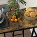 5 Piece Industrial Bar Table Set with 4 Stools, Rustic Brown by HOMCOM