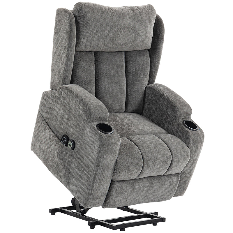 Power Lift Recliner Chair with Massage and Heat for Easy Standing and Daily Comfort