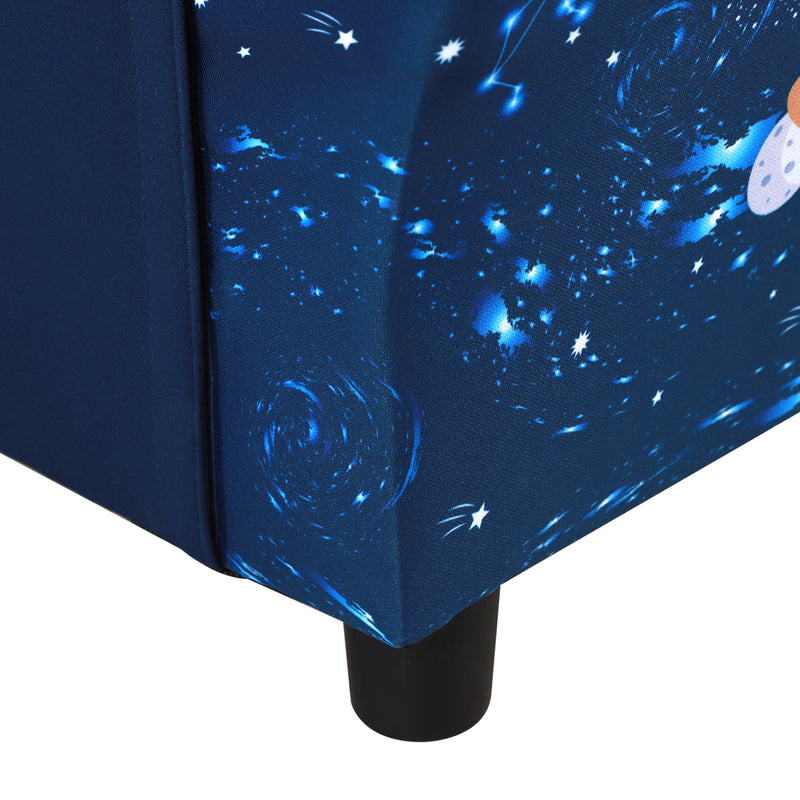 Kids Mini Armchair Sofa With Soft Cushion and Armrests Ideal for Reading or Relaxing, Blue