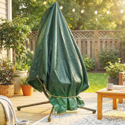 Waterproof Tarpaulin for Outdoor Furniture and Car Protection with Reinforced Grommets Green AOSOM