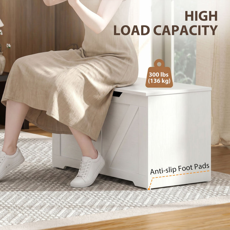 Storage bench 100L - White