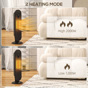 Electric Heater Black - lifestyle