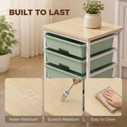 Kitchen Storage Trolley, Green