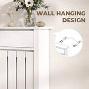 Radiator Cover with Storage Drawer for Hallway Safety and Organisation White Homcom