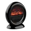 Electric Fireplace Heater for Quick Portable Warmth with Realistic Flame Effect