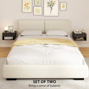 Floating Bedside Tables, Black