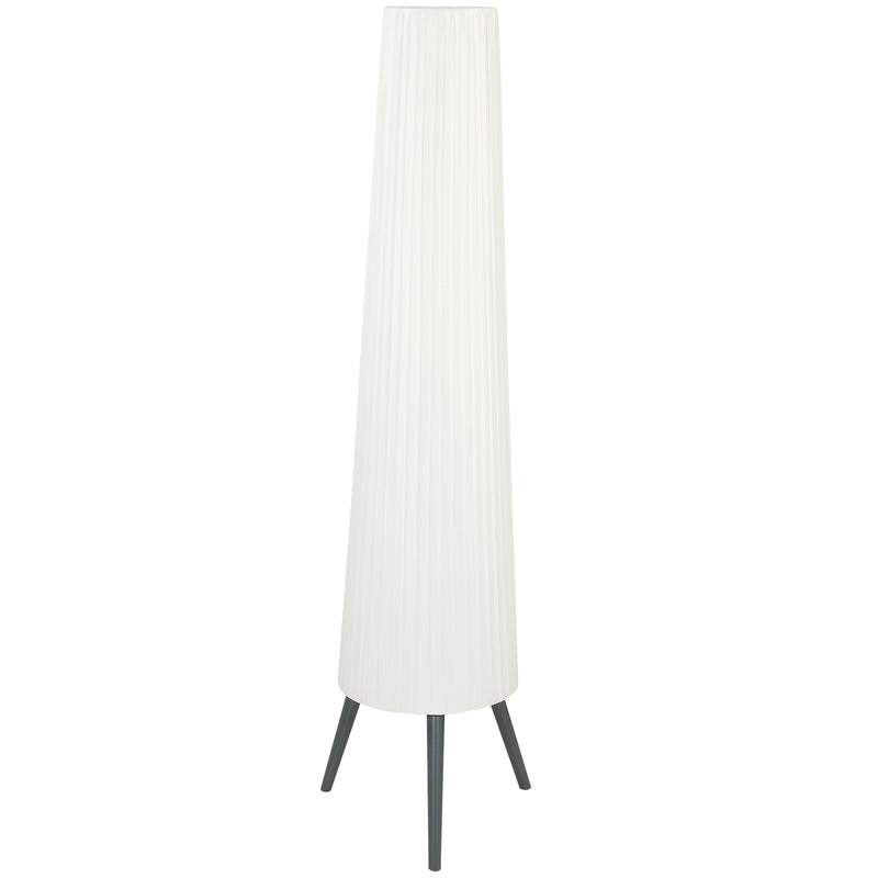 Floor Lamp with 3-Level Dimming for Relaxing or Reading in Living Room or Bedroom White Homcom