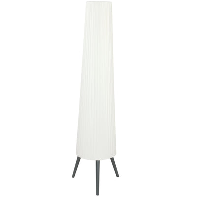 Floor Lamp with 3-Level Dimming for Relaxing or Reading in Living Room or Bedroom White Homcom