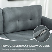 Removable back pillow cover unzipped to show the washable cover
