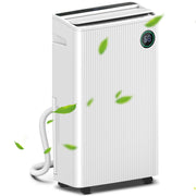 Portable Dehumidifier with Air Purifier and 5 Modes for Home and Laundry Use, White