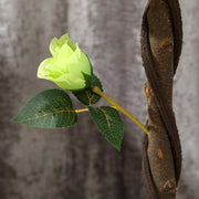 Set of Two Artificial Rose Trees Indoor Outdoor Decorative Plants Green by Outsunny