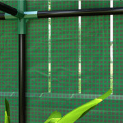 Green Three Shelf Steel Frame Greenhouse 40 x 100cm by Outsunny
