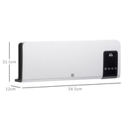 Wall Mounted Electric Heater - White