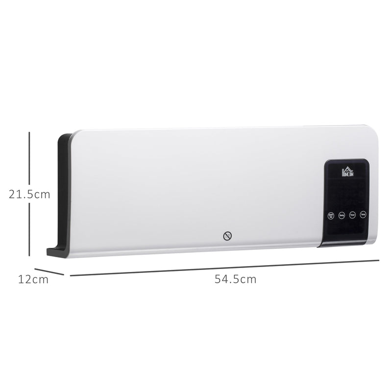 Wall Mounted Electric Heater - White