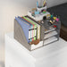 White 3 Drawer Lockable Steel Filing Cabinet with Pencil Tray for A4 and Legal Size by Vinsetto