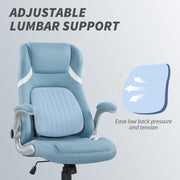 Ergonomic Home Office Chair with Adjustable Height and Tilt Function for Comfort Blue