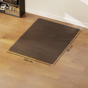 Non Slip Chair Mat for Hard Floors Protects Wood and Tile Ideal for Office Use Black